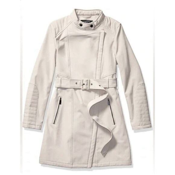 Kenneth Cole Jackets & Blazers - Kenneth Cole NewYork Womens beige Classic Trench Coat Size XS Jacket.